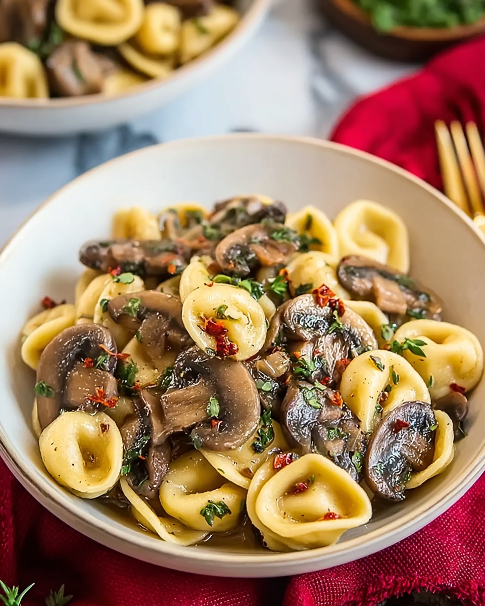 Orecchiette with Mushroom Thyme Sauce Recipe - Recipe Image