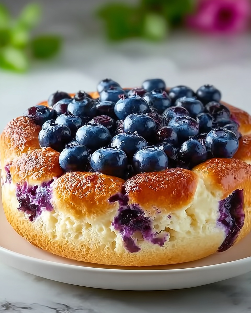 Irresistible Cottage Cheese Blueberry Cloud Bread Recipe - Recipe Image