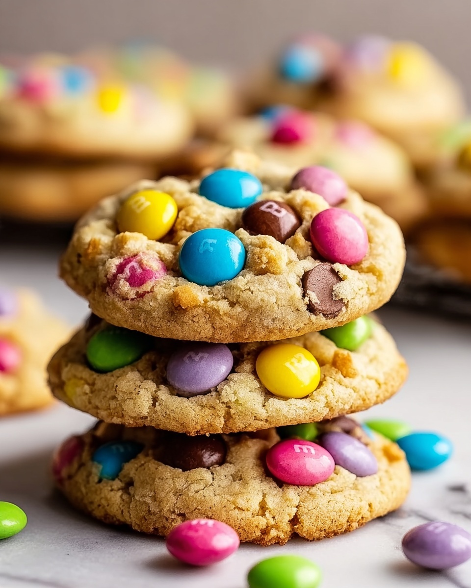 Easter M&M Cookies Recipe - Recipe Image