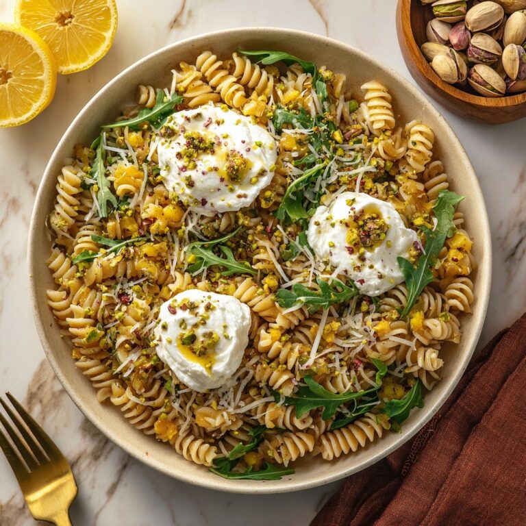 Lemon Burrata Pasta Salad Recipe