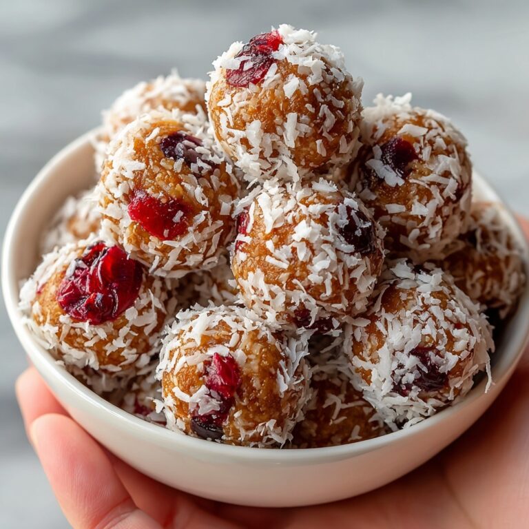 Cranberry Coconut Energy Balls Recipe