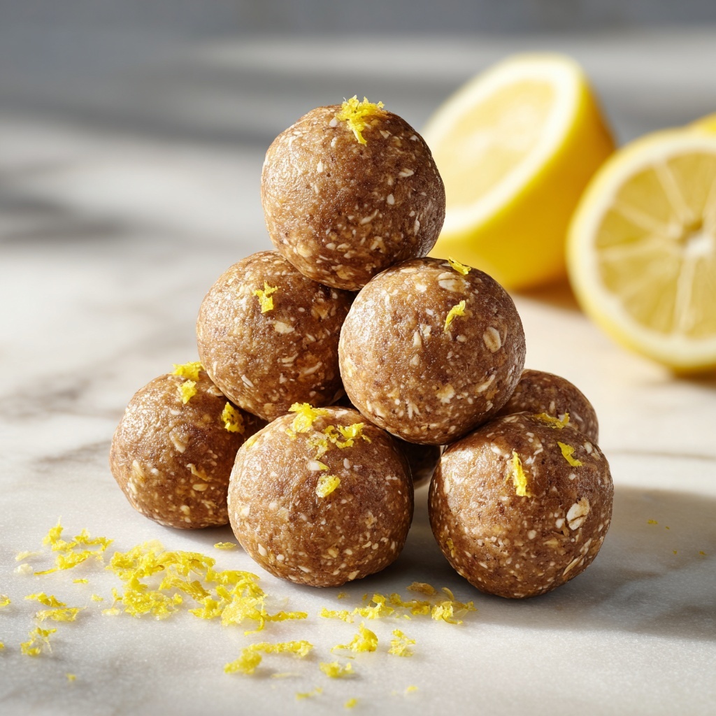 Lemon Zest Energy Balls Recipe - Recipe Image