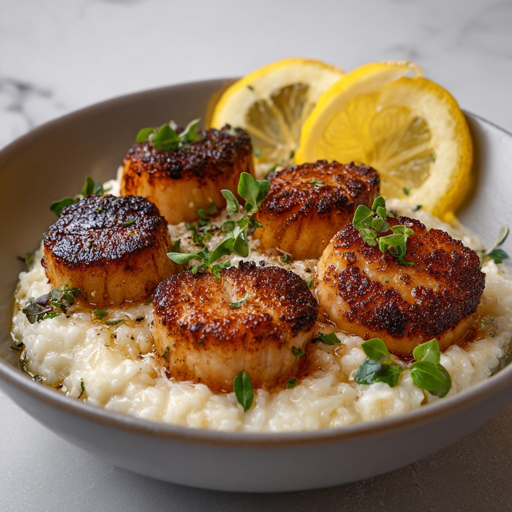 Pan-Seared Scallops: Golden, Buttery, and Restaurant-Worthy Recipe - Recipe Image