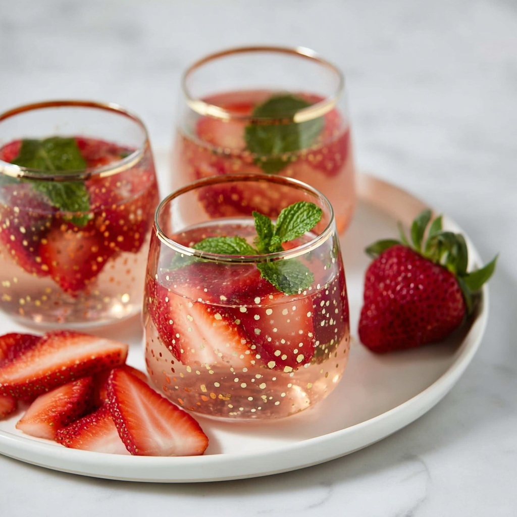 Strawberry Basil Rosé Sangria Recipe - Recipe Image