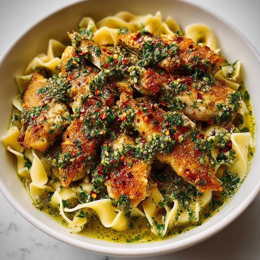 Garlic Butter Chicken Scampi with Fresh Herbs Recipe - Recipe Image
