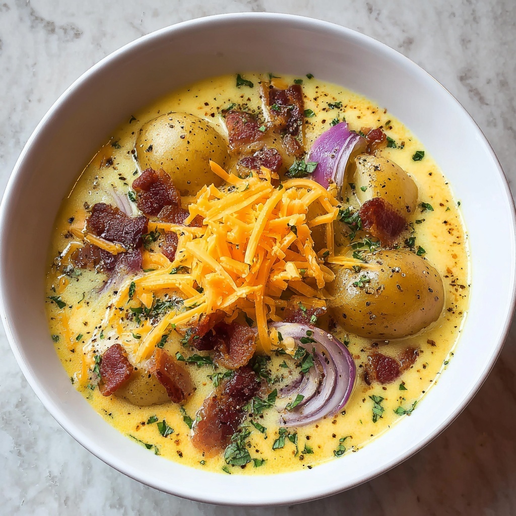 Bacon Cheddar Gnocchi Soup Recipe - Recipe Image