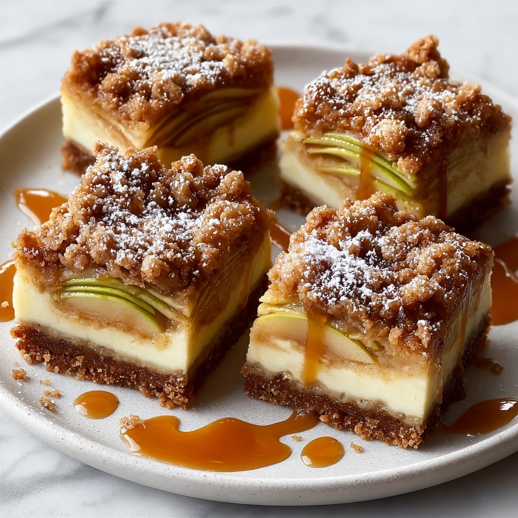 Salted Caramel Apple Bars Recipe - Recipe Image