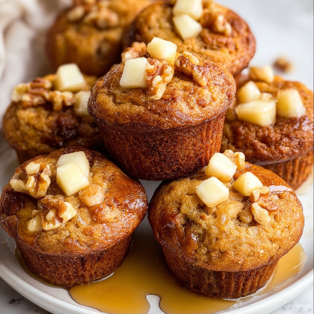 Healthy Apple Cinnamon Greek Yogurt Muffins Recipe - Recipe Image
