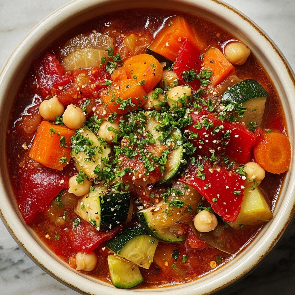 Hearty Mediterranean Vegetarian Stew Recipe - Recipe Image