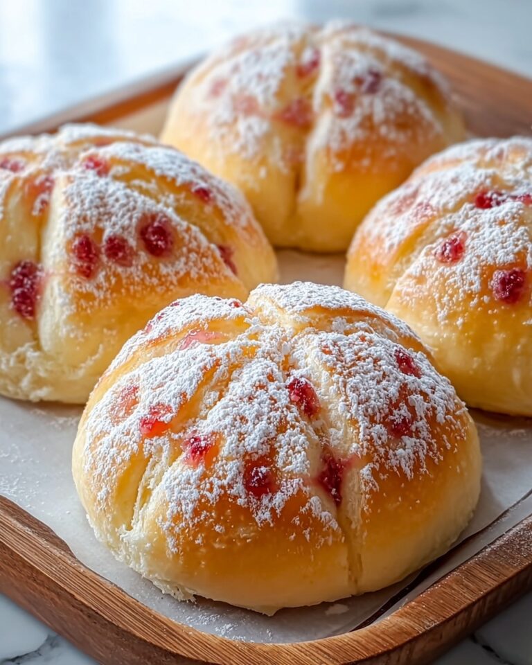 Strawberry and Cream Cheese Pineapple Buns Recipe