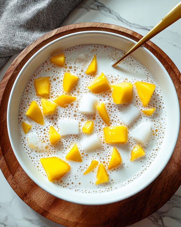 Mango Bango: Creamy Mango and Sago Pearls in Coconut Milk Recipe