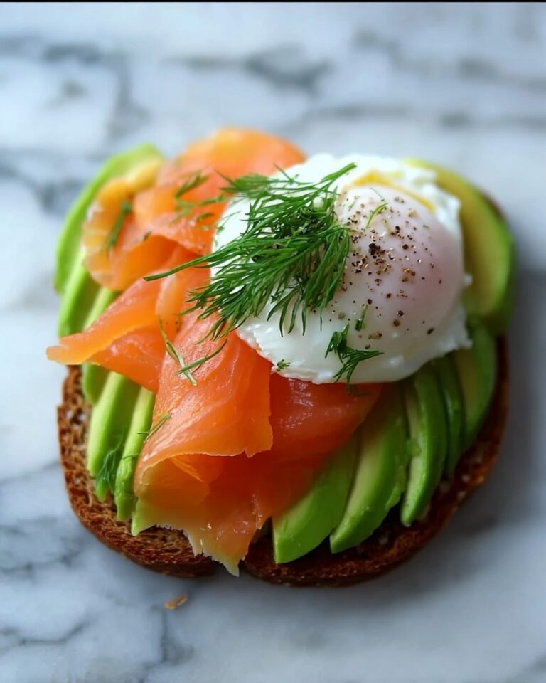 Avocado and Poached Egg with Smoked Salmon Plate Recipe
