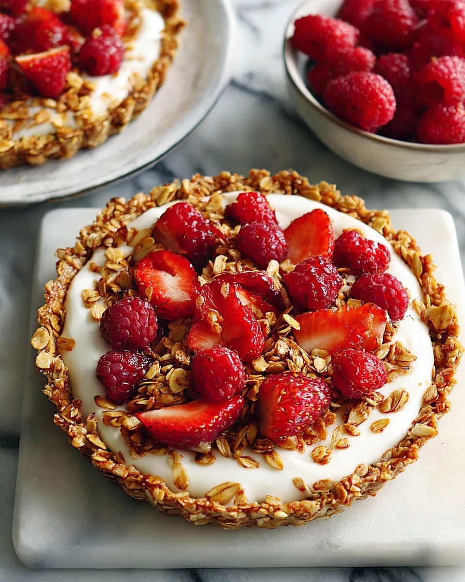 Breakfast Fruit Tart with Granola Crust Recipe - Recipe Image