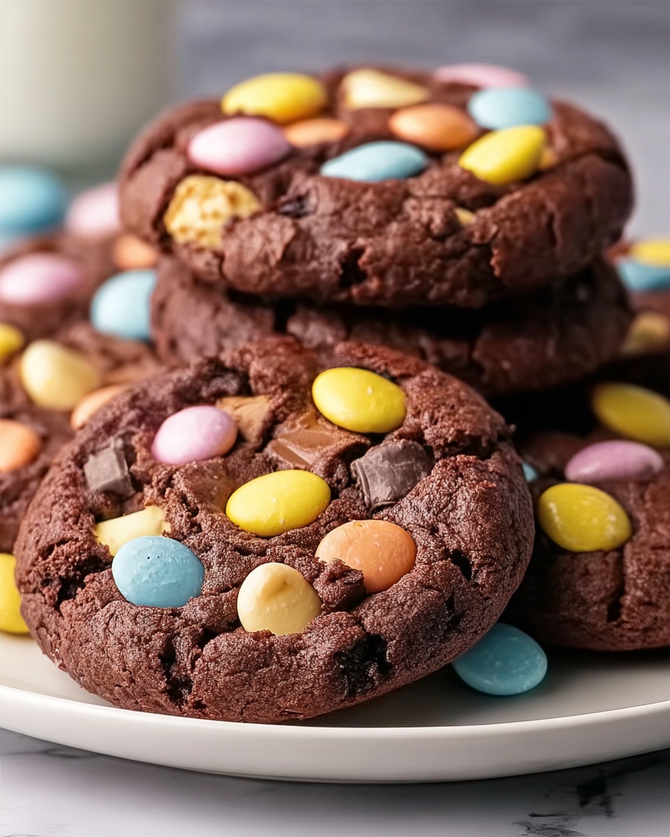 Easter Egg Brownie Cookies Recipe - Recipe Image