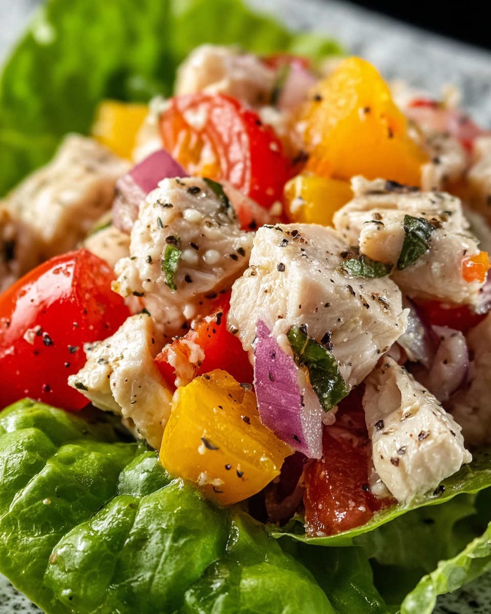 Italian Grinder Chicken Salad Recipe - Recipe Image
