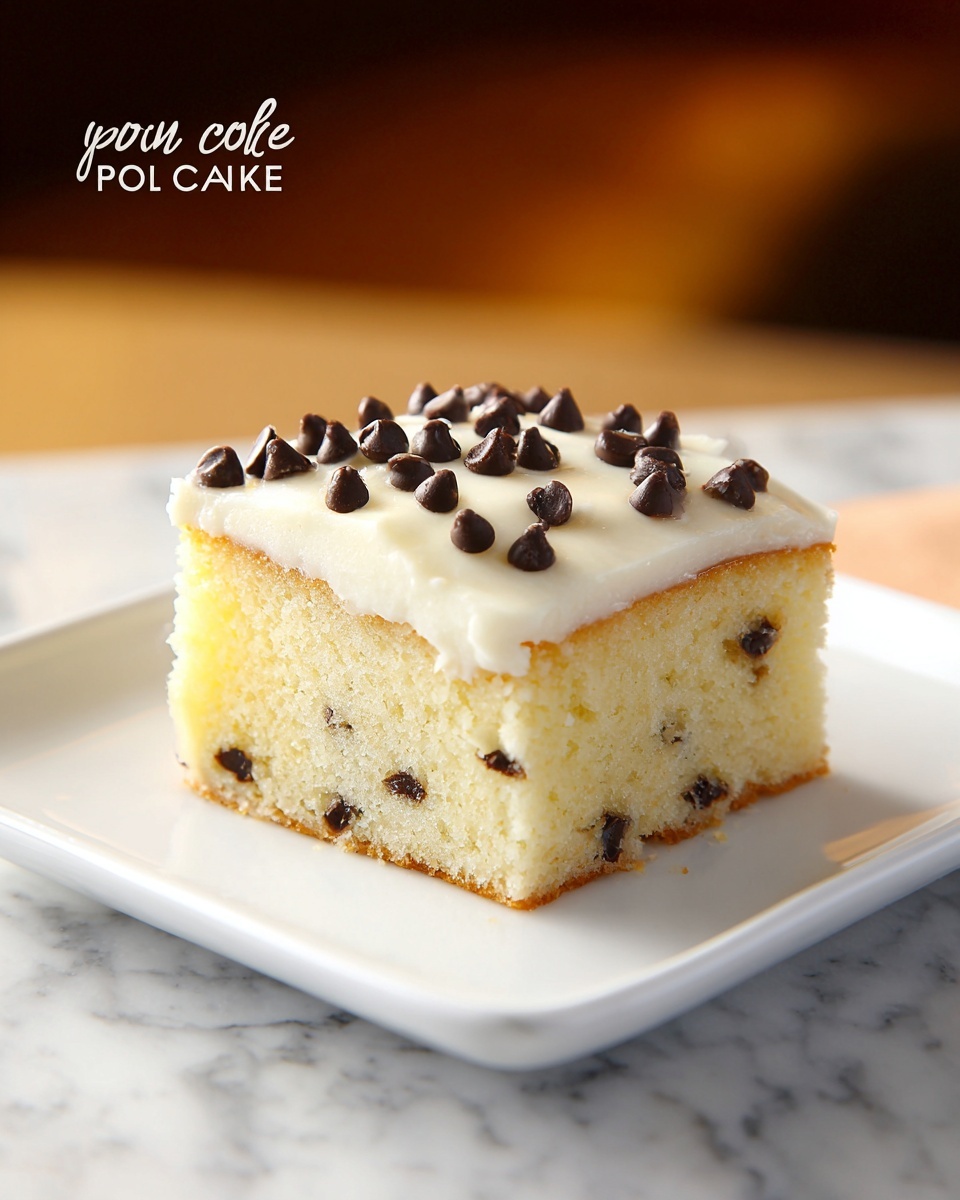 Cannoli Poke Cake Recipe - Recipe Image
