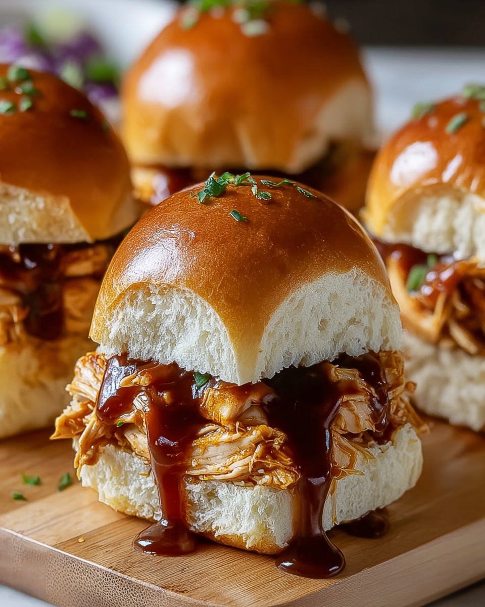 BBQ Chicken Sliders Recipe - Recipe Image