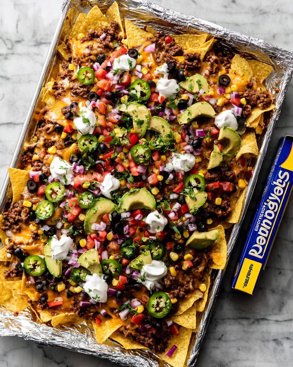 Loaded Sheet Pan Nachos Recipe - Recipe Image