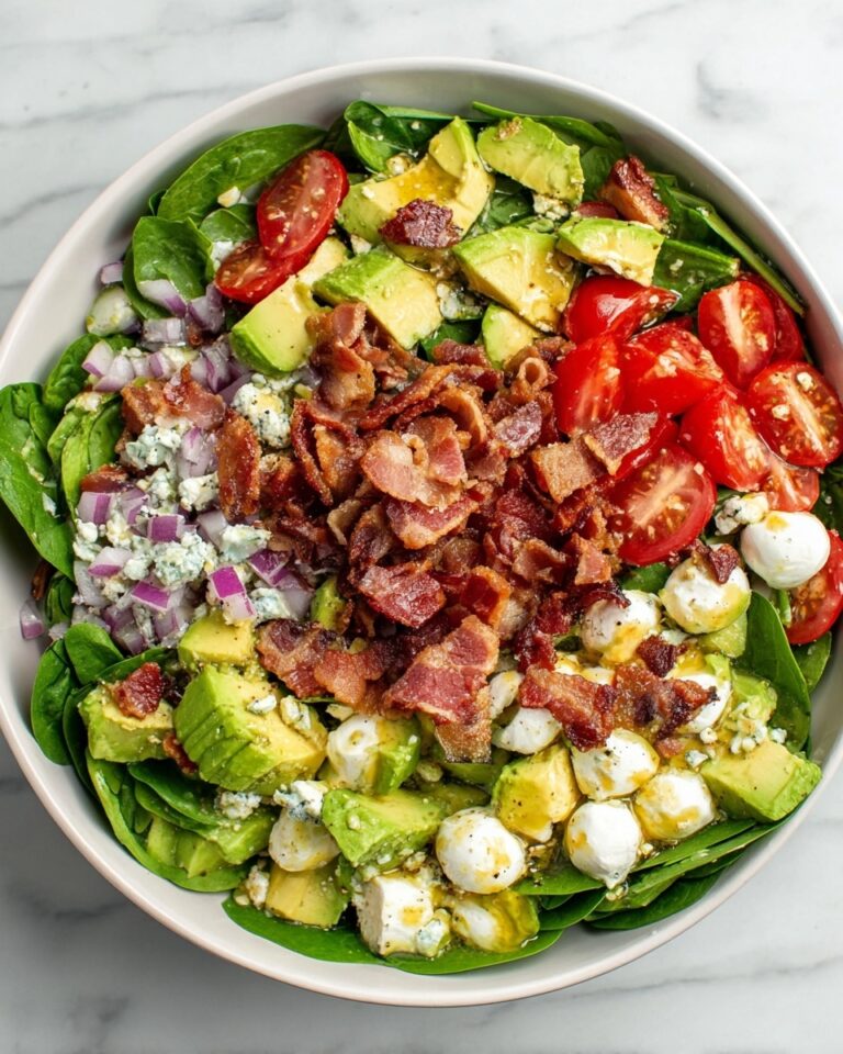 Avocado Bacon Spinach Salad Recipe