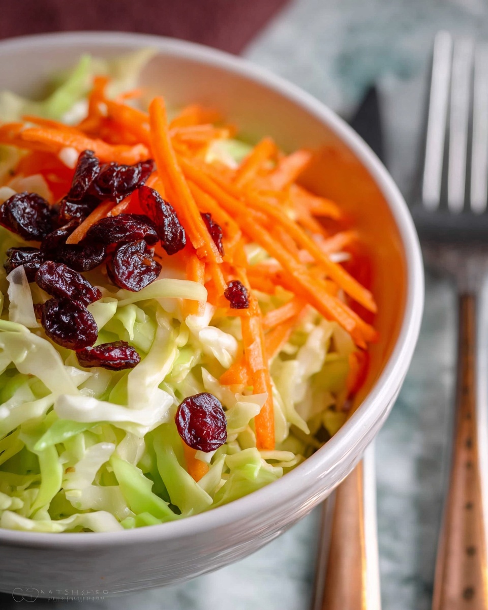 Cabbage, Carrot, and Cranberry Salad Recipe - Recipe Image
