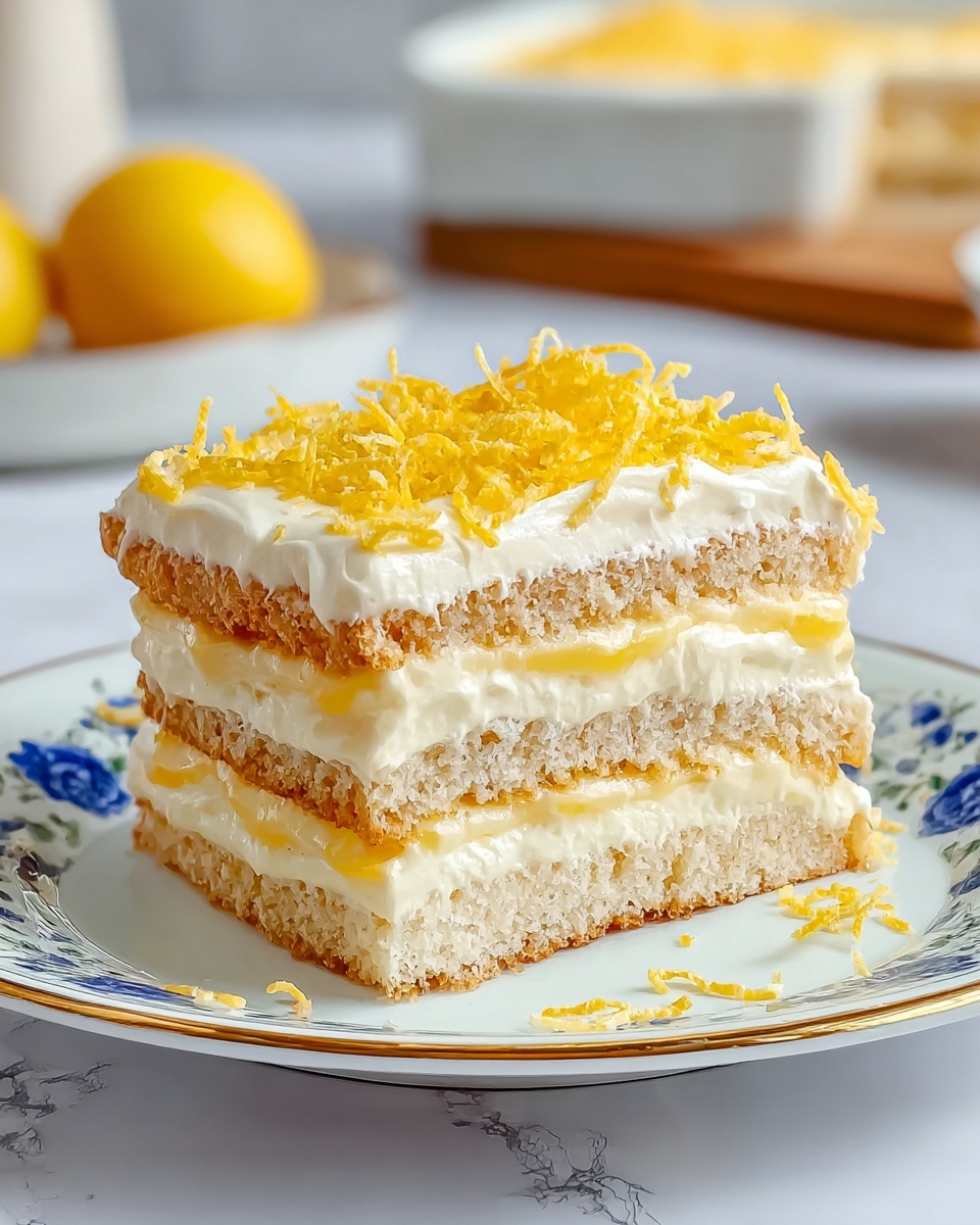 Bright & Creamy Lemon Tiramisu Recipe - Recipe Image