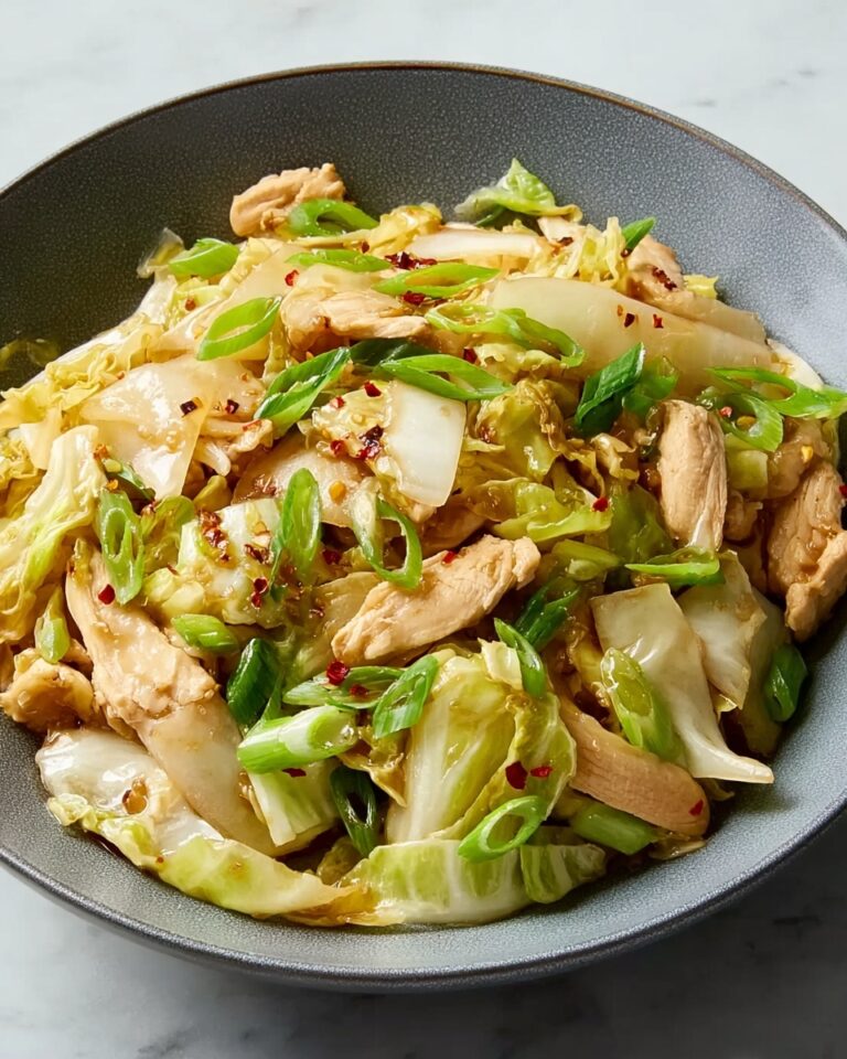 Chinese Chicken Cabbage Stir Fry Recipe