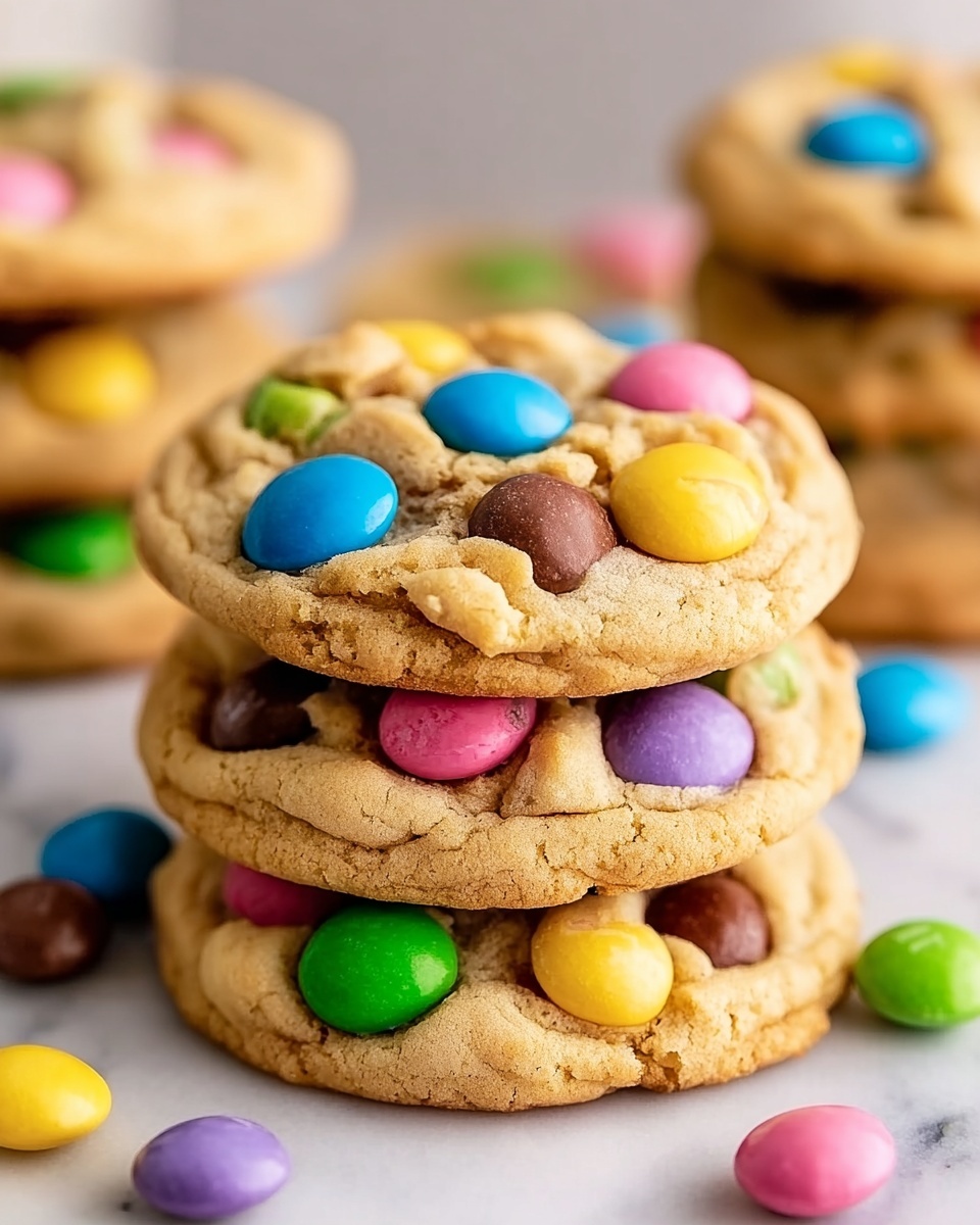 Easter M&M Cookies Recipe - Recipe Image