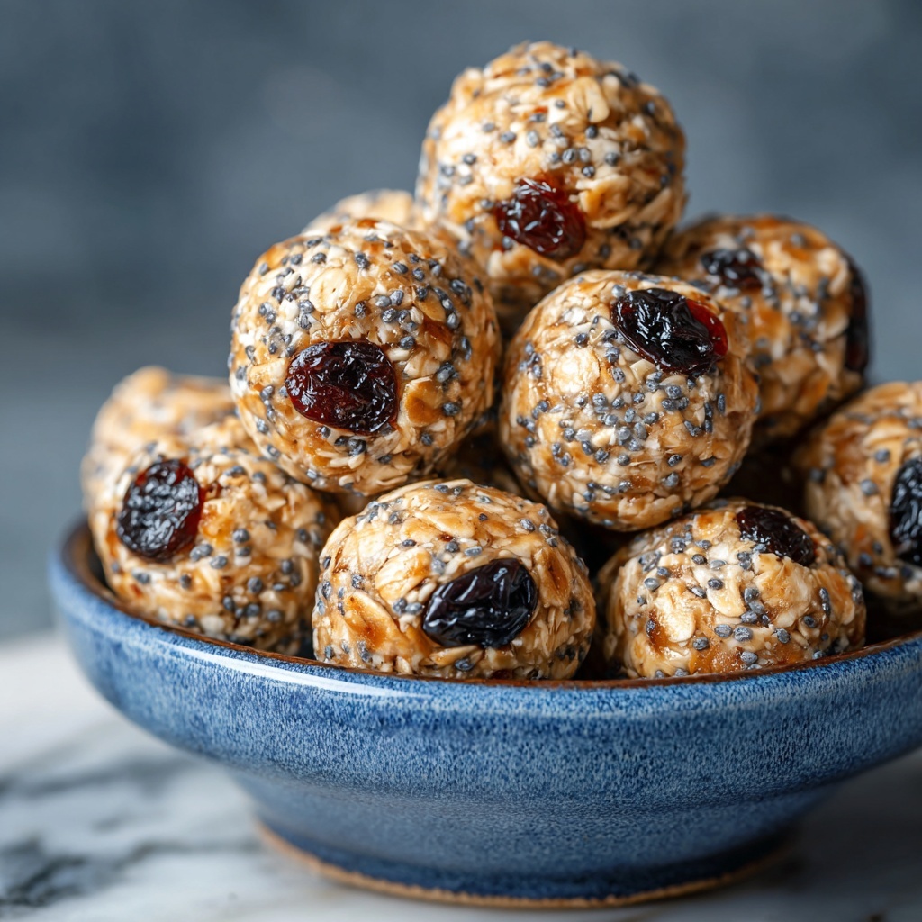 Oatmeal Raisin Energy Balls Recipe - Recipe Image