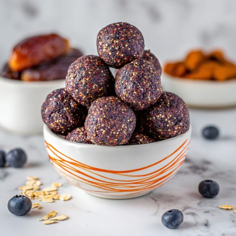 Blueberry Energy Balls Recipe