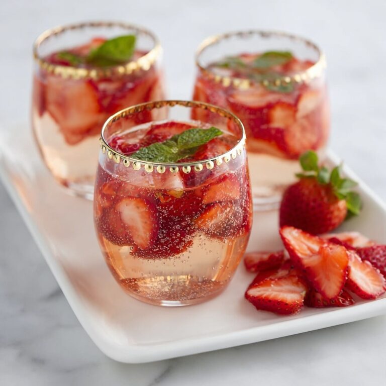 Strawberry Basil Rosé Sangria Recipe