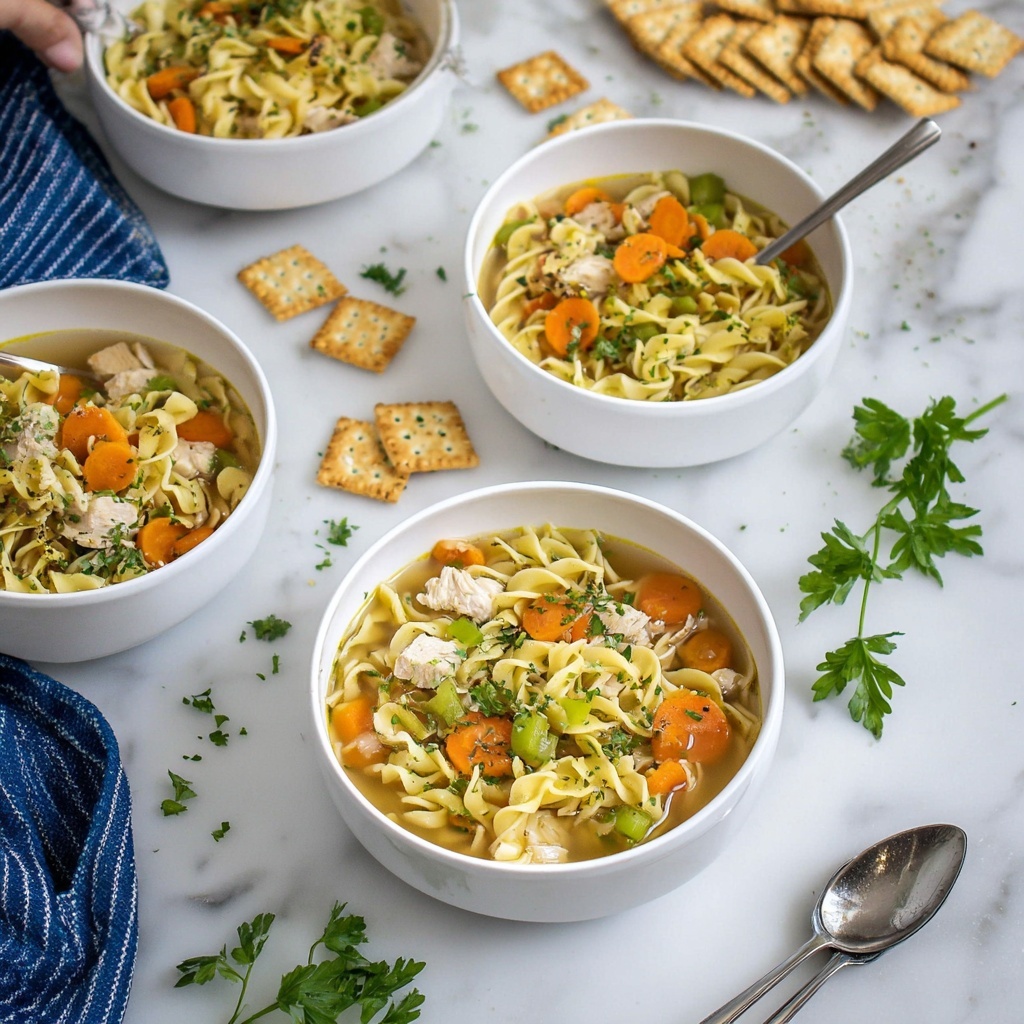 Easy Stovetop Chicken Noodle Soup Recipe - Recipe Image