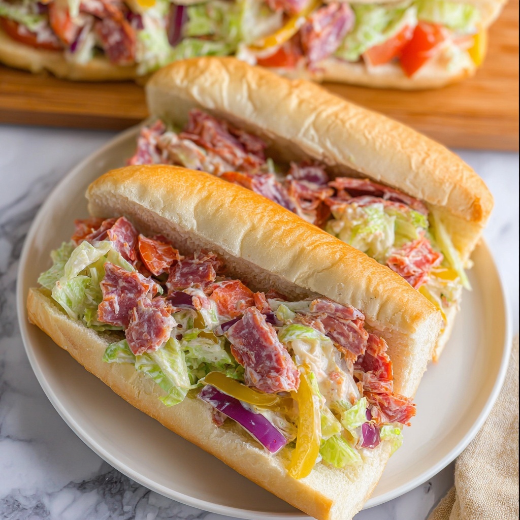 Chopped Italian Sandwiches Recipe - Recipe Image