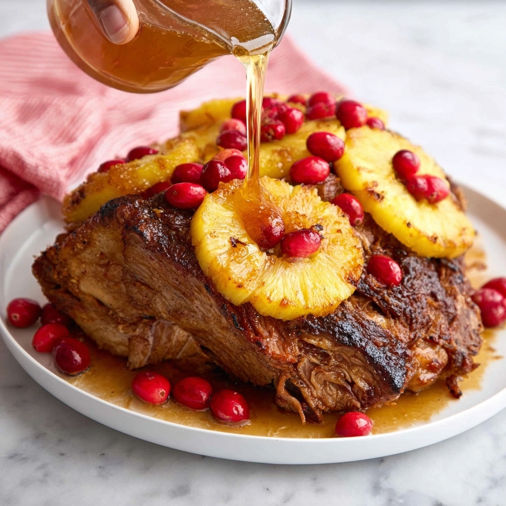 Crockpot Ham with Pineapple Recipe - Recipe Image