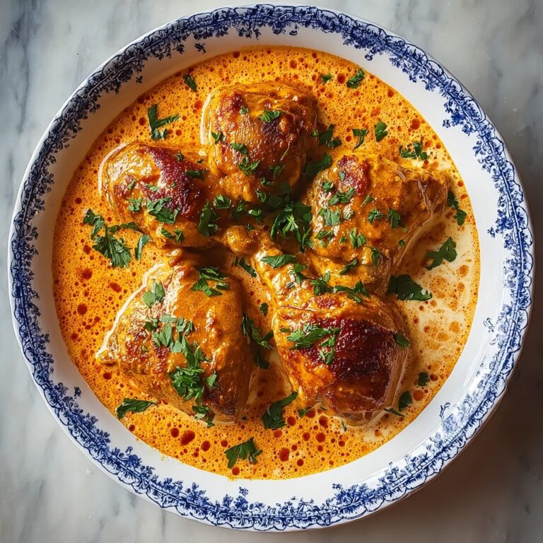 Traditional Hungarian Chicken Paprikash with Creamy Sauce Recipe