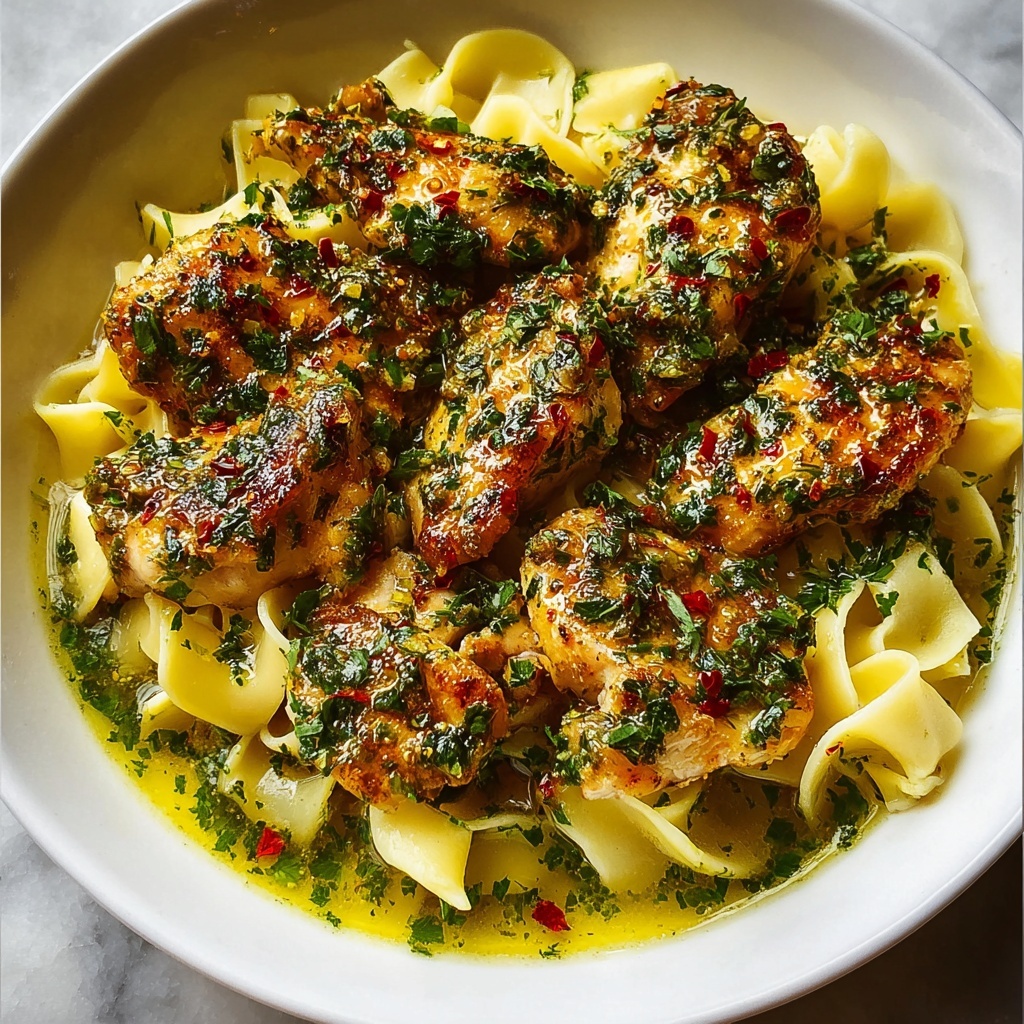 Garlic Butter Chicken Scampi with Fresh Herbs Recipe - Recipe Image