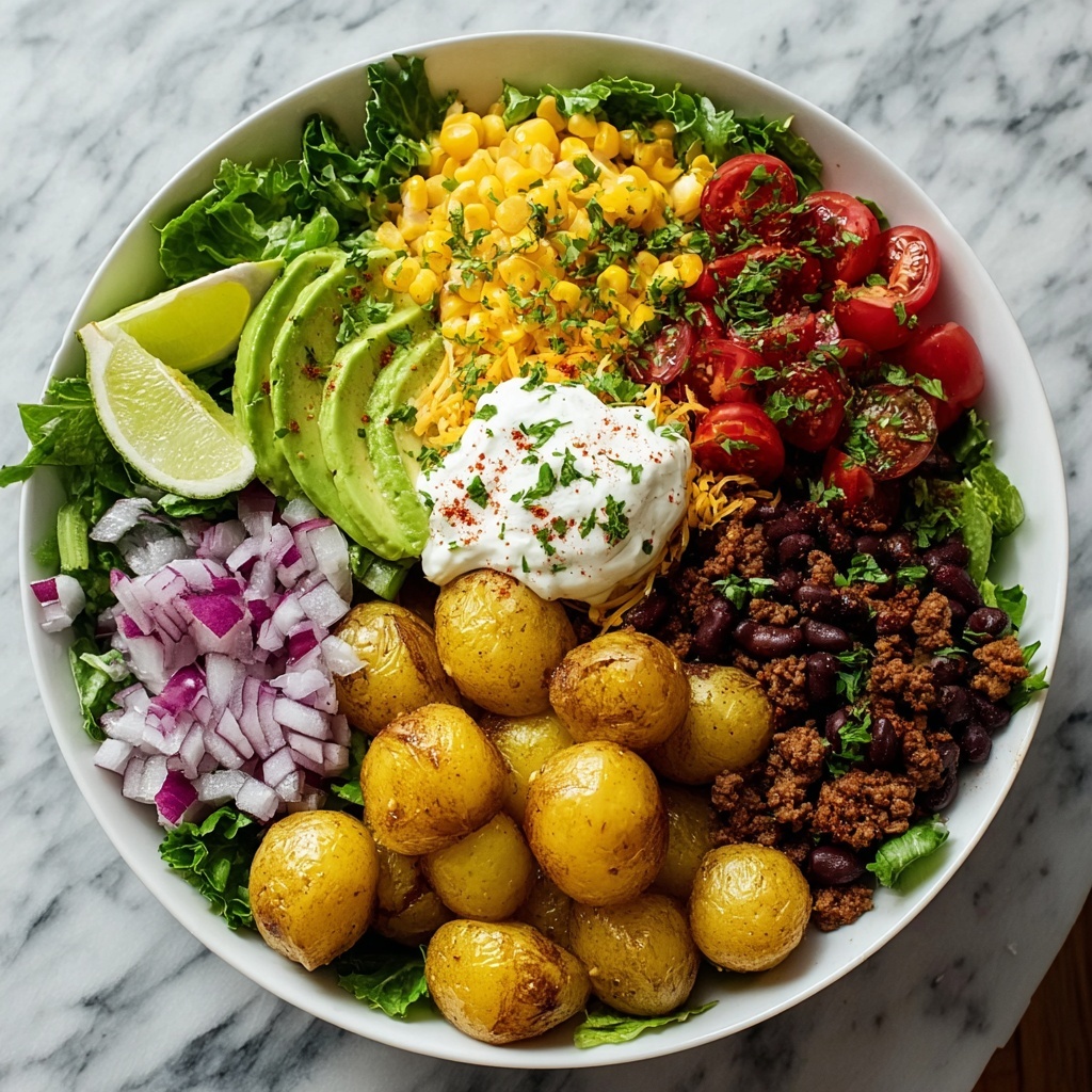 Loaded Potato Taco Bowl Recipe - Recipe Image
