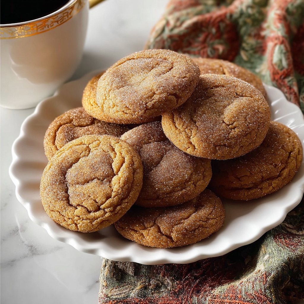Brown Butter Pumpkin Snickerdoodle Cookies Recipe - Recipe Image