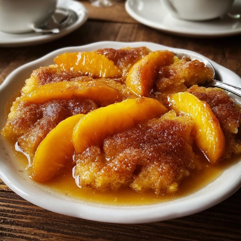 Southern Peach Cobbler Recipe