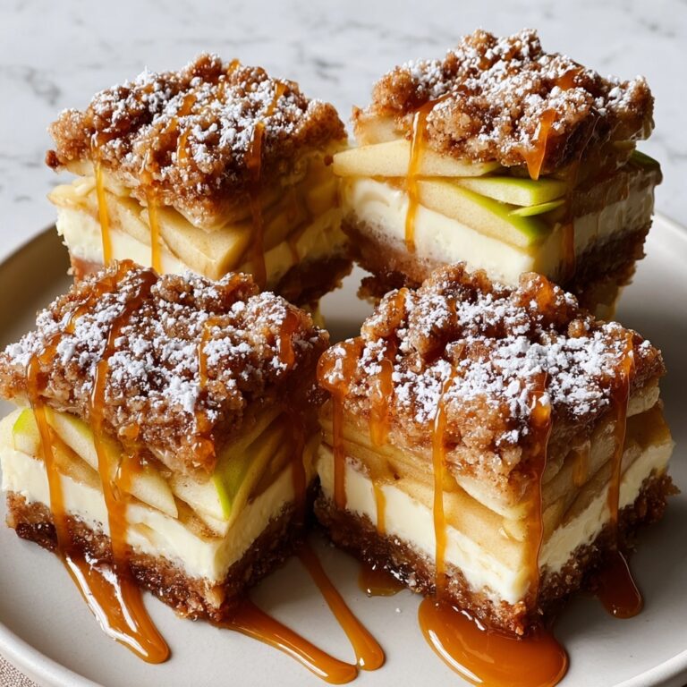 Salted Caramel Apple Bars Recipe
