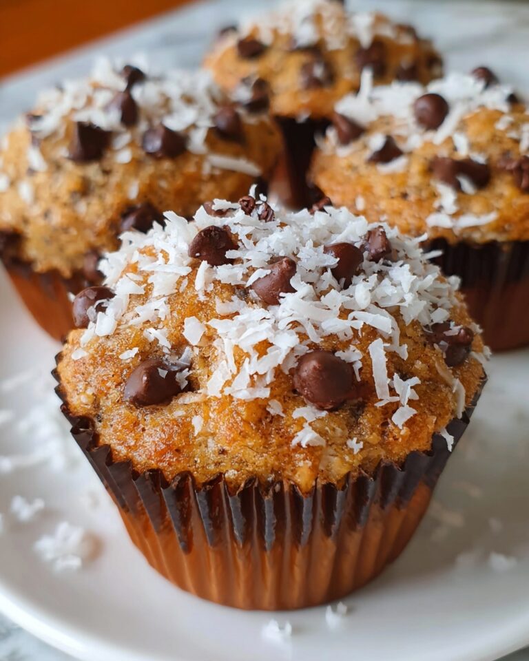 Chocolate Banana Coconut Monkey Muffins Recipe