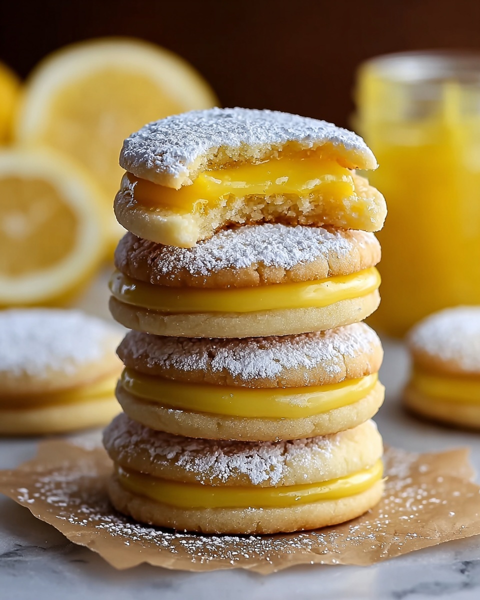 Stuffed Lemon Cookies Recipe - Recipe Image