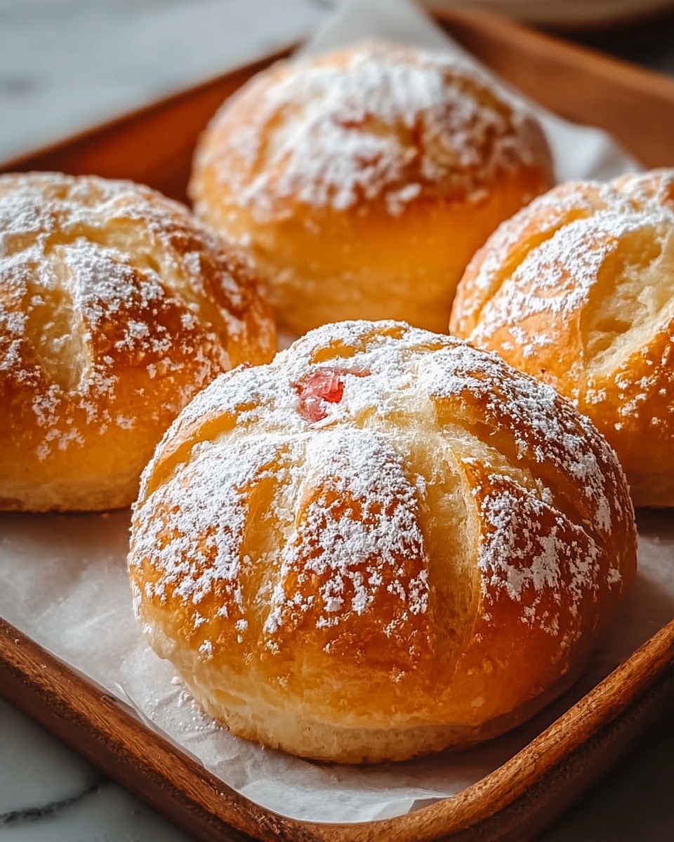 Strawberry and Cream Cheese Pineapple Buns Recipe - Recipe Image