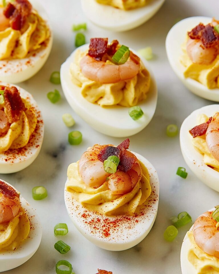 Cajun Shrimp Deviled Eggs Recipe