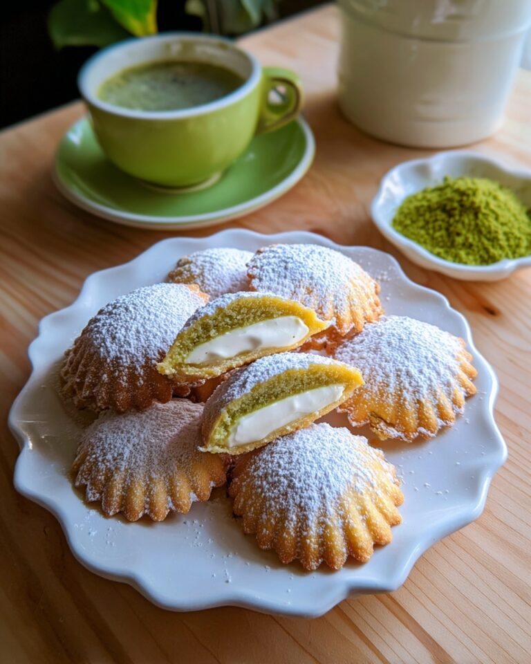 Pandan Coconut Madeleines Recipe