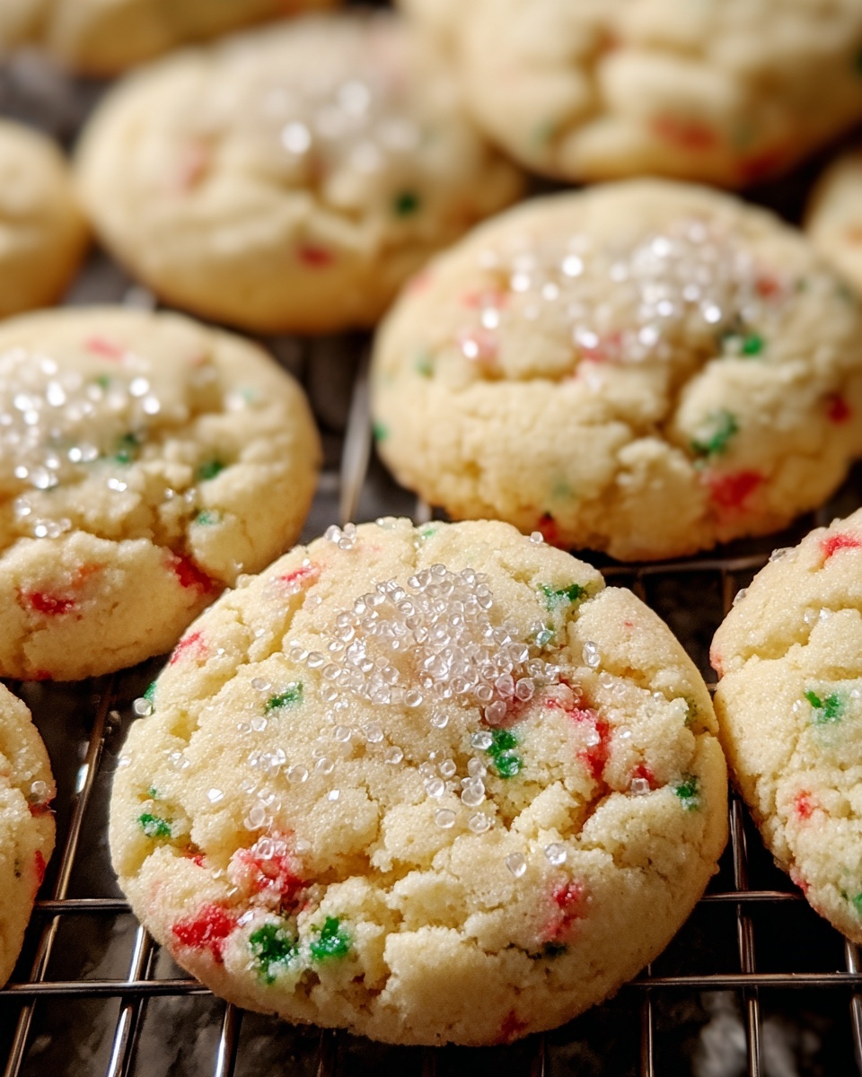 Christmas Gooey Butter Cookies Recipe - Recipe Image
