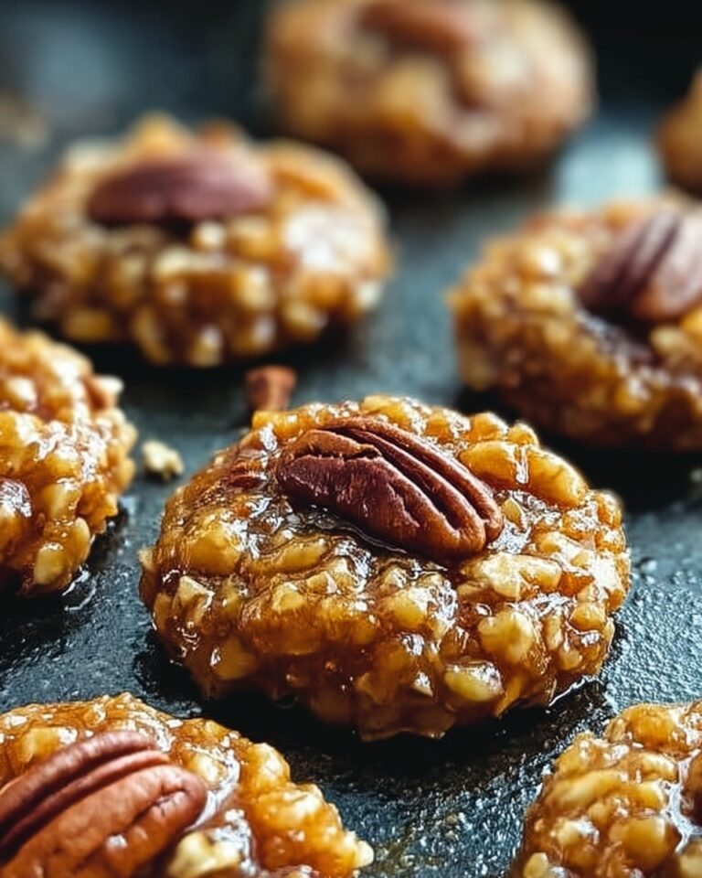 No-Bake Pecan Coconut Praline Cookies Recipe