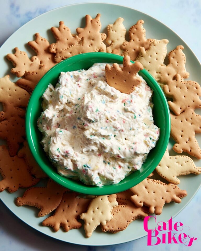 Cake Batter Dip with Confetti Cake Mix and Vanilla Yogurt Recipe