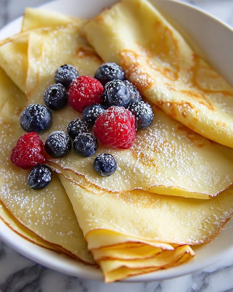 Simple Homemade Crepes Recipe
