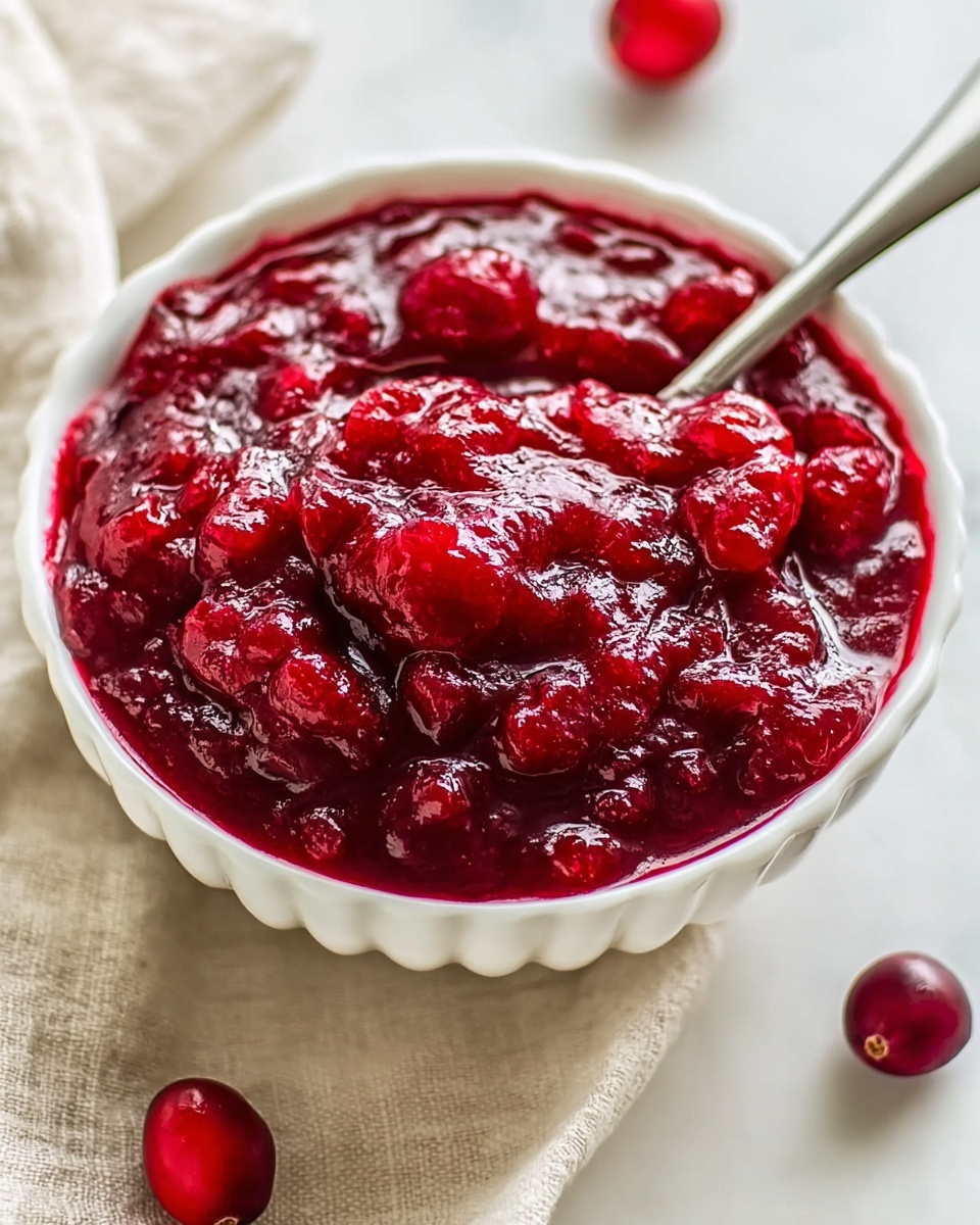 Simple Homemade Cranberry Sauce Recipe - Recipe Image