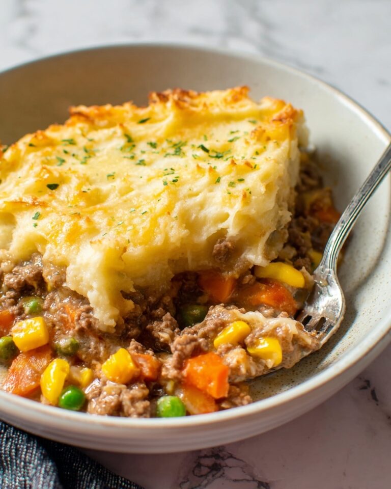 Classic Shepherd’s Pie with Beef and Vegetables Recipe